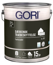 GORI 612 dækkende træbeskyttelse renhvid 5 liter